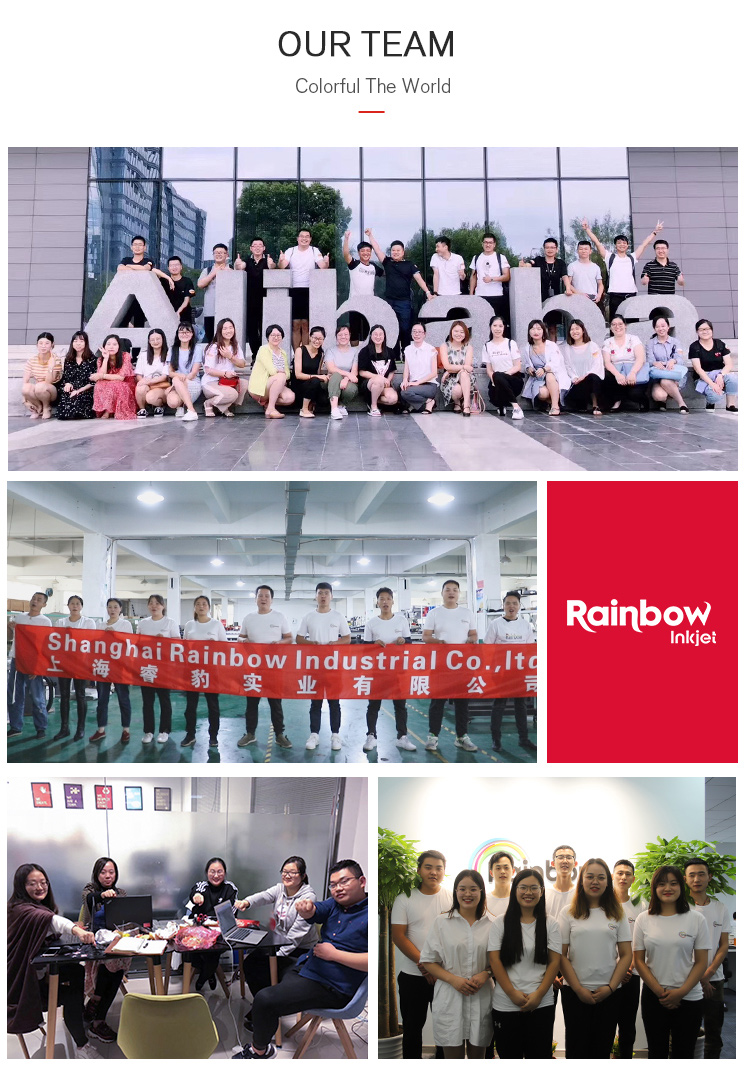 team of rainbow printing solution provider